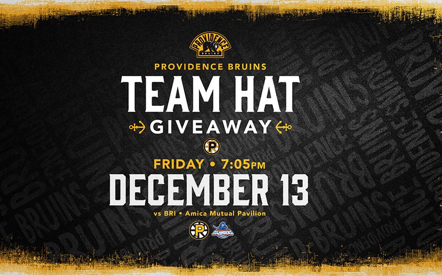 More Info for Providence Bruins • Giveaway: Team Hat (Gold)