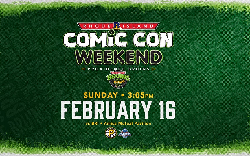 Providence Bruins • RI Comic Con Weekend