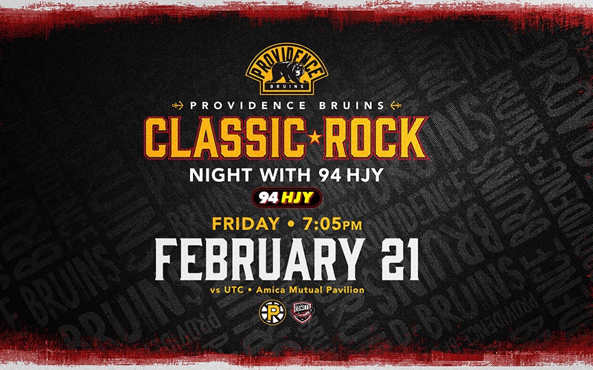 More Info for Providence Bruins • Classic Rock Night x 94HJY