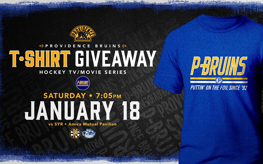 More Info for Providence Bruins • Giveaway: Hockey TV/Movie T-Shirt