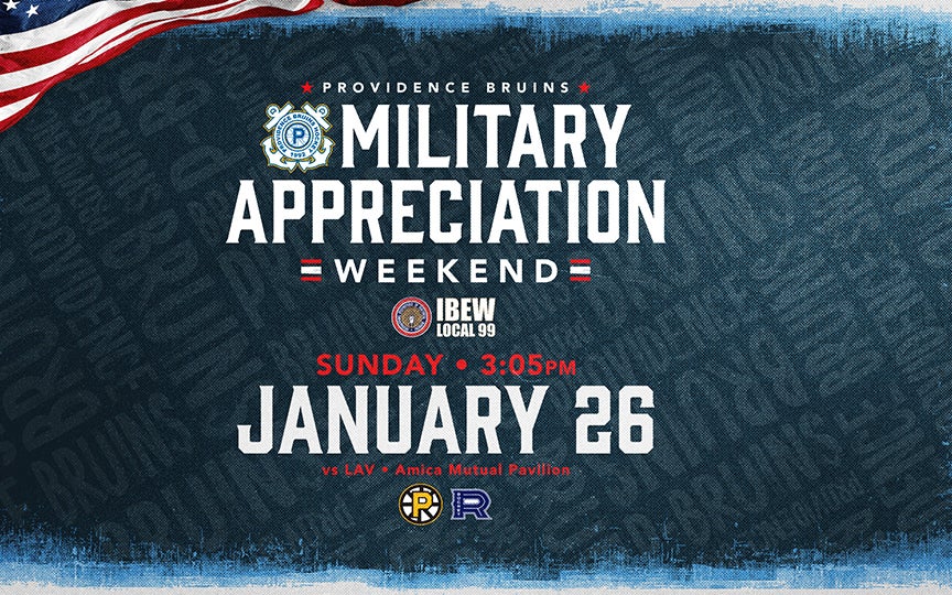 More Info for Providence Bruins • Military Appreciation x IBEW Local 99