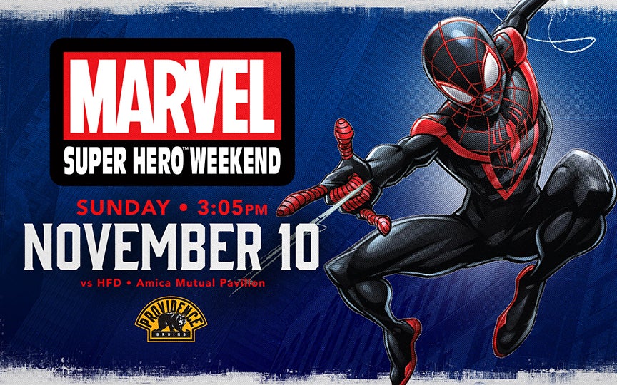 More Info for Providence Bruins • Marvel Super Hero™ Weekend