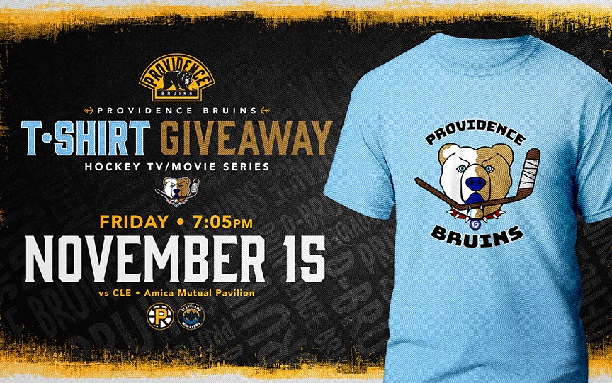 Providence Bruins • Giveaway: Hockey TV/Movie T-Shirt