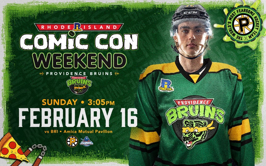 More Info for Providence Bruins • RI Comic Con Weekend