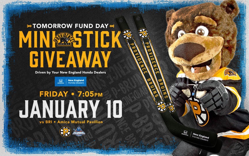 More Info for Providence Bruins • Mini Stick Giveaway