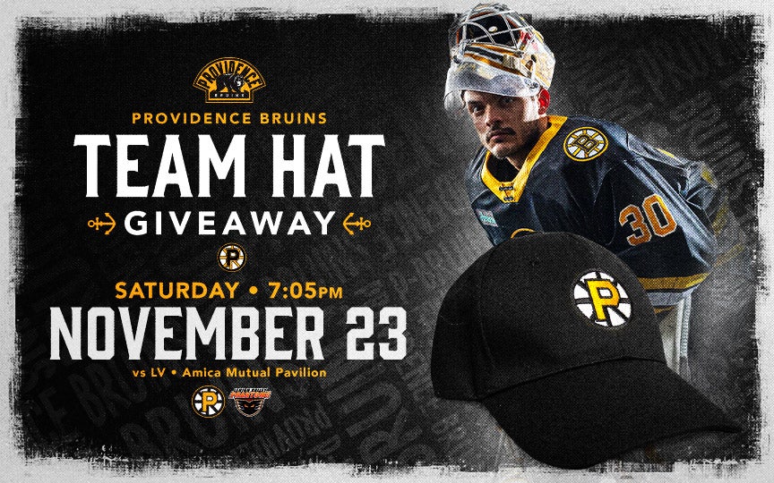 More Info for Providence Bruins • Giveaway: Team Hat (Black)