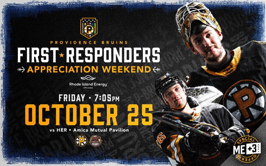 Providence Bruins • First Responders Appreciation